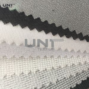 Buy cheap Full Tricot Warp Knitting Fusible Woven Interlining PA Wet Treatment Enzymes Washing product