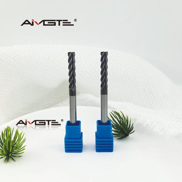 4 Flute Solid Carbide 5mm square cutting end mill Flat Bottom CNC Cutting Tool for Steel Hard Metals
