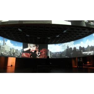 Buy cheap Large Tripod Motorized Curved Projection Screen Home Movie Theater Projectors product