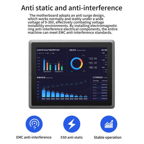 21.5 Inch Industrial Android Touch Screen Computer Tablet Built-In 2*2W Stereo Speakers