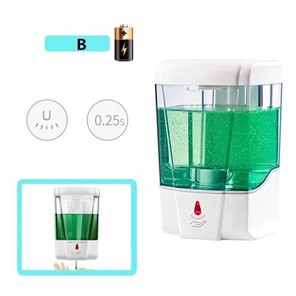OEM automatic wall mounted touchless sensor plastic liquid soap water dispenser hand wash dispenser