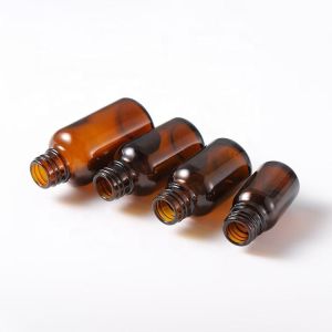 10ml 15ml 20ml 30ml Glass Amber Essential Oil Dropper Bottles For Serum Bottle