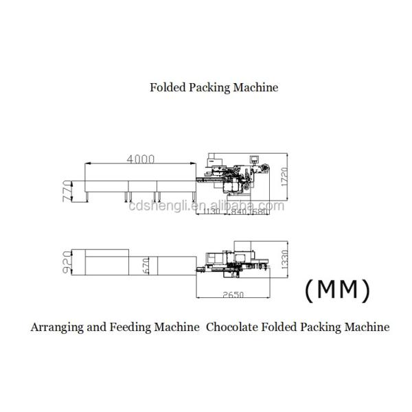 10-80*4-45*4-35 MM Chocolate Size Automatic Biscuit Fold Packing Machine with Gearbox