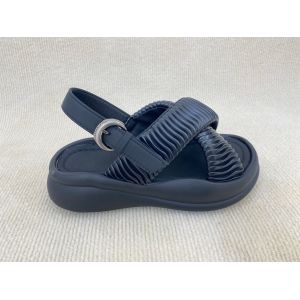 Flat Heel Women Black Flip Flops For Beach Pool Summer Black Platform Flip Flops