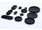 Black Round and Oval Insulated Dustproof Push-In Rubber Blind Grommet