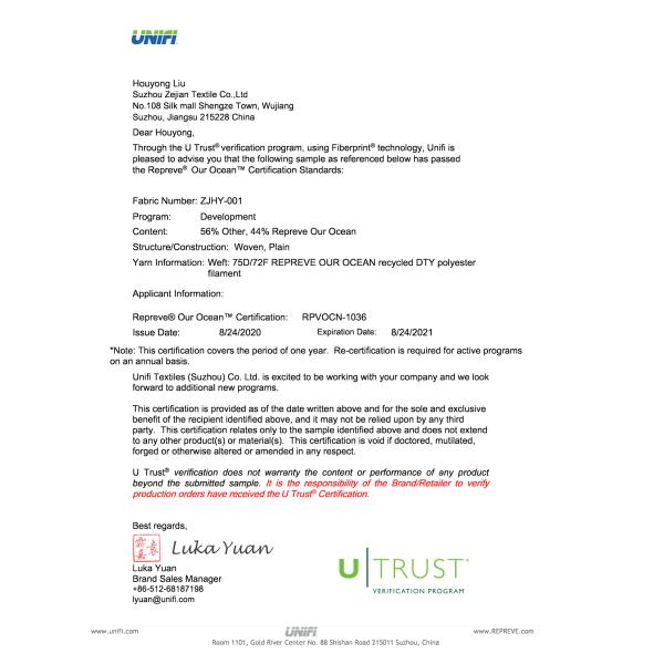 Wholesale Silk Like Soft Recycled Chiffon Satin Stripe polyester fabric for dress