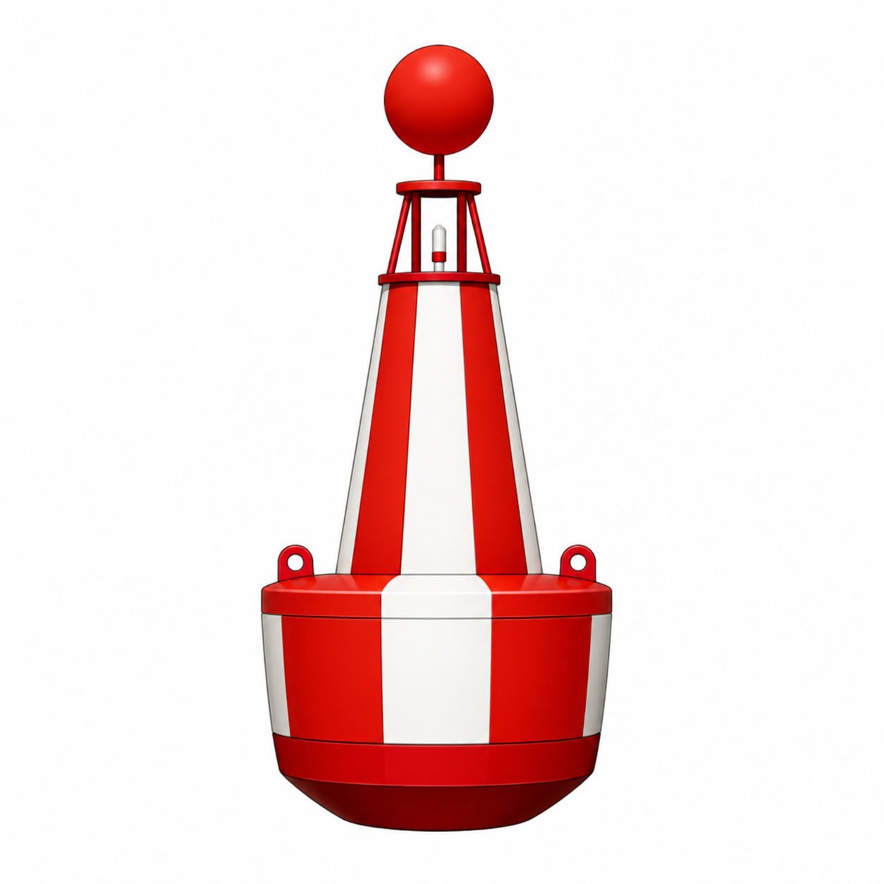 2400 mm High-Buoyancy Polyurethane Elastomer Navigation Buoy for Channel and Offshore Marking