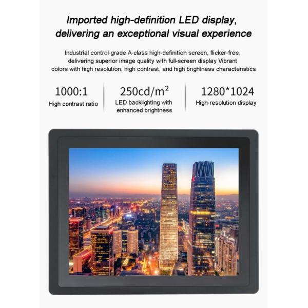 Aluminum Alloy case Ip65 Capacitive Touch Display Lcd Flat Screen Full hd Embedded Industrial Computer Customization