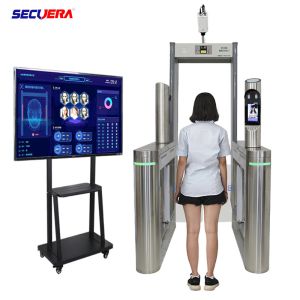 Metal Detector System Walk Through Temperature Scanner With Face Recognition