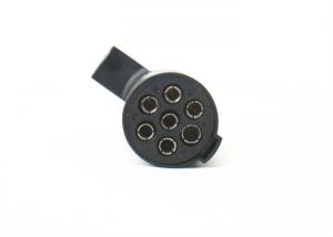 Buy cheap Black Trailer Electrical Plug 7 Pin Trailer Socket Weather Resistant product