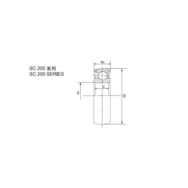 CS210 Stable Insert Bearings For Textile Machinery , Precision Ball Bearings