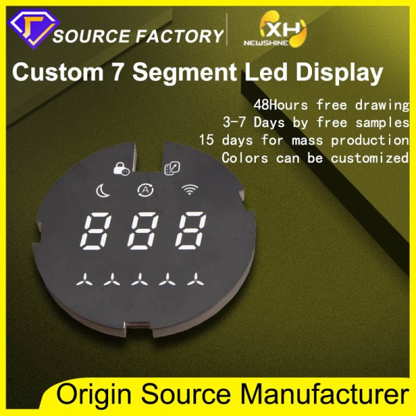 Source Manufacturer DIP Custom 7 Segment Led Display Arduino Super bright Led Customized 7 Segment Display Full color Custom Seven Segment Led FND