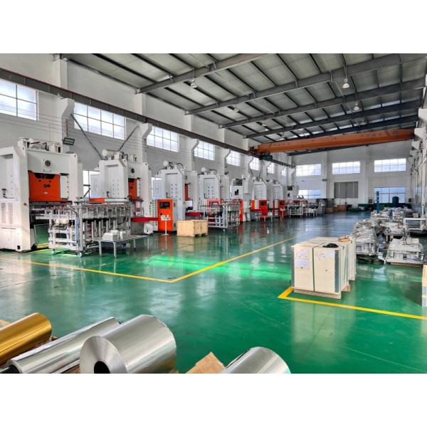 LK-T63 Aluminum Foil Container Machine with Lithium Based Ester Lubrication, Durable C-Frame Construction, and 3-Cavity Mold Design