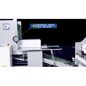 Vertical Press Stacker Delivery System Multiple Ups Delicate Paper Processing