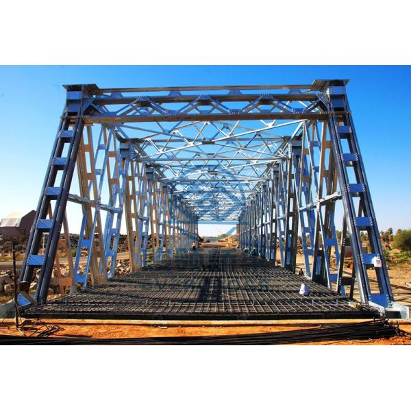 COC Certificate Prefabricated Truss Bridge Composite Deck Truss Bridge Galvanized