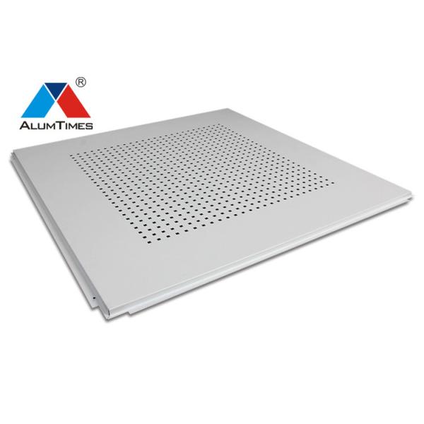 Aluminum Alloy Lay In Ceiling Panels Tile With 1.0mm Thickness 603×603mm