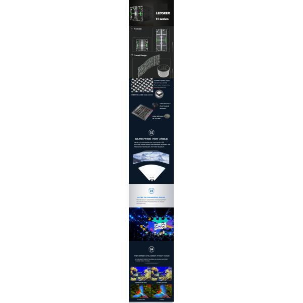 P1.9 P2.6 P2.9 P3.9 P4.8 Stage Event LED Screen Display Panel For Rent