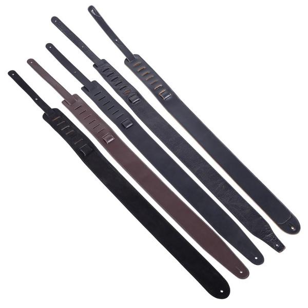 5Cm Width Leather Head Polyester Custom Printed Guitar Straps Accessories For Guitar Decoration