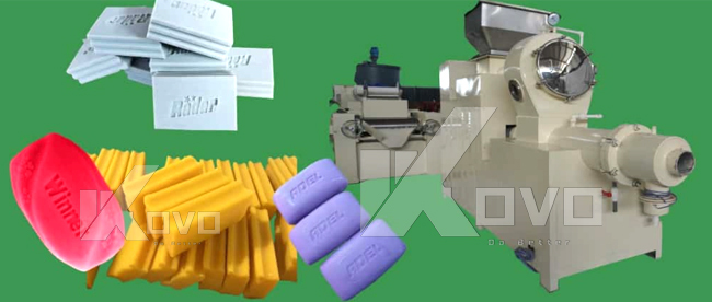 300kg per hour automatic production line designed for industrial-scale laundry soap and toilet soap manufacturing