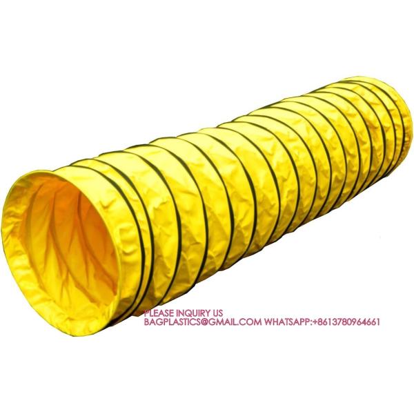 PVC Material Slip Proof Dog Agility Tunnel Wire Supported Dog Training Tunnel 600mm