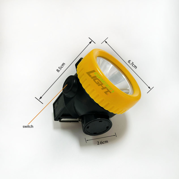 Durable Cordless LED Mining Lamps with IP67 Waterproof Rating Designed for Industrial Mining Helmet Safety Lighting