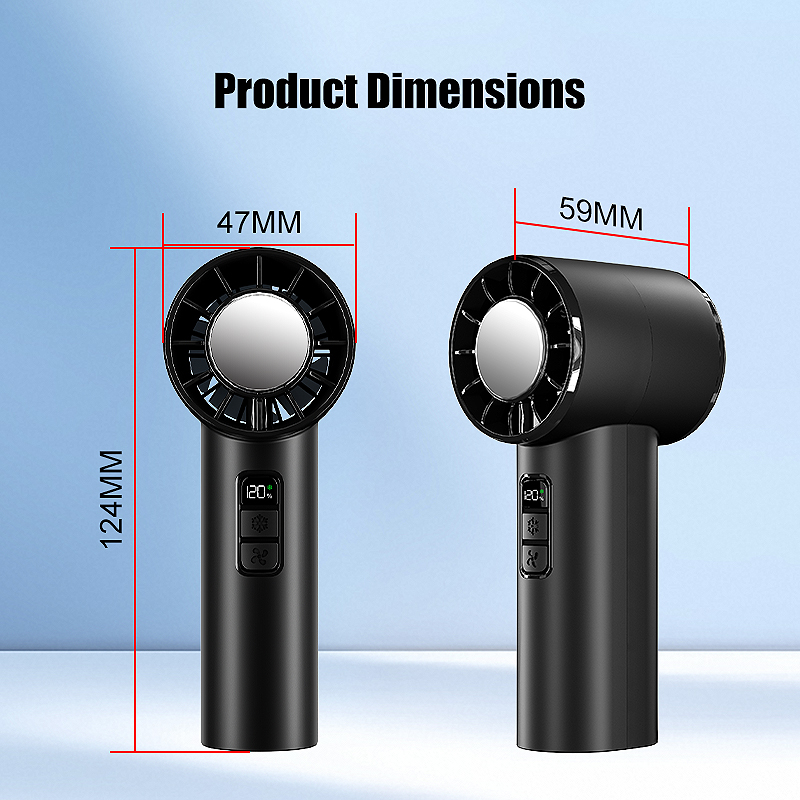 Professional Team Strong Design Capability Factory 18650 Battery OEM Support High-Speed Handheld Fan for Wedding Gifts