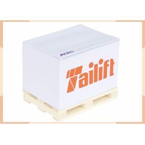 Promotional Personalized Memo Pads Lateral Printing With Wooden Pallet