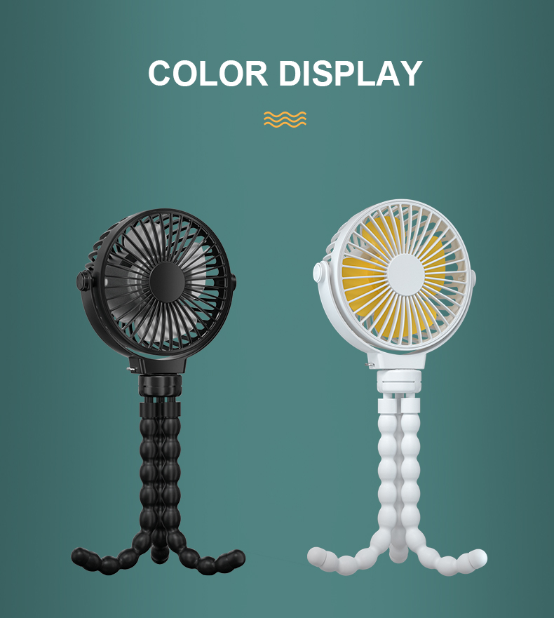 Multi Functional Wrappable RV Baby Carriage Custom Color Available Design Portable Octopus Fan