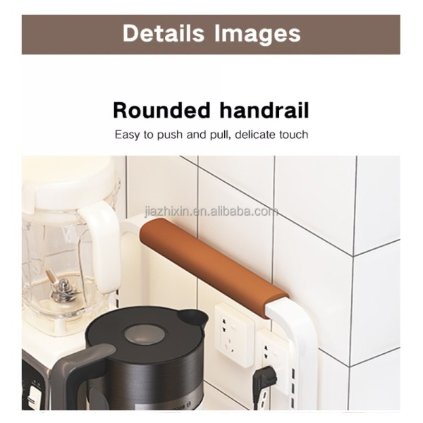NEW Adjustable with Wheels Multifunctional Wire Mesh Shelf Expandable Microwave Oven Stand Expandable Storage Rack for Kitchen