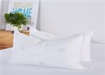 Adults 50% Duck Down Pillows Cotton 233TC Cotton Down Proof Comfortable