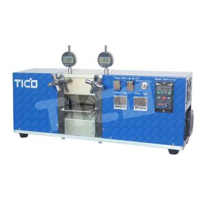 Buy cheap 100mm Width Heated Calender Machine for Electrode Roll Pressing product