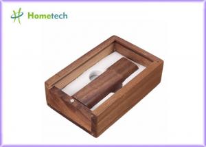 Buy cheap Rectagnel Style USB Flash Drive Recorder Coulor Print With Walnut Wood Box product