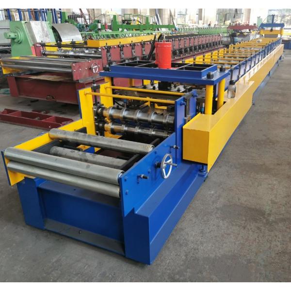 7.5 KW Motor Power Ridge Capping Roll Forming Machine with Perforation