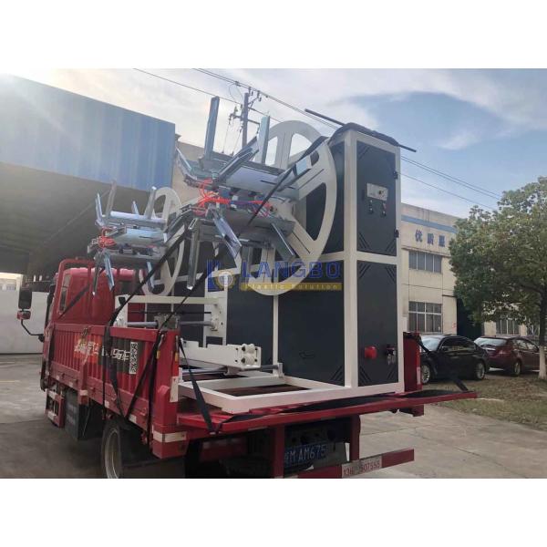 Automatic PE Pipe Coiler For Smooth Plastic Pipes With Auto Roll Changing