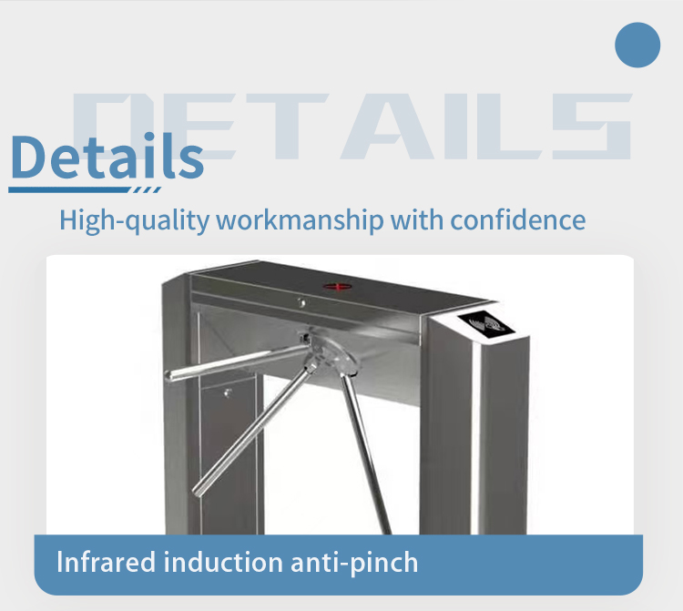 Customized Tripod Turnstile Access Control System For Supermarkets / Communities