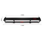 Car Modified Punch Free Universal Rear Spoiler Single Layer