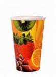 Double PE Coated Cold Drink Cups Food Grade For Coffee Shops / Offices