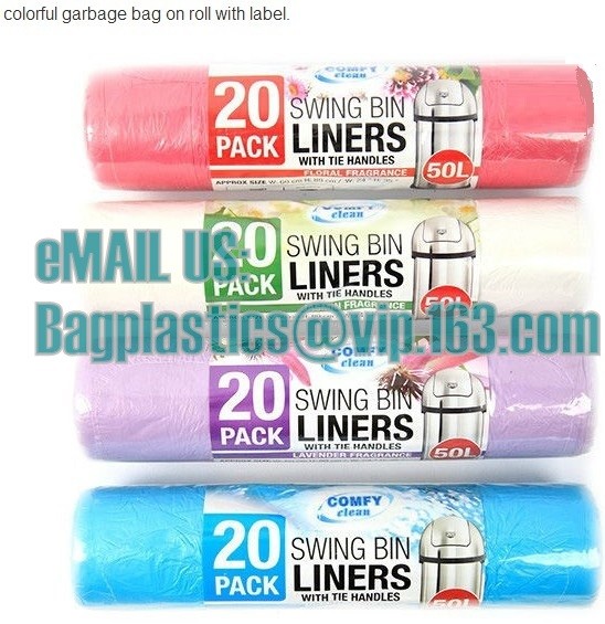 Gallon Trash Bags Small Drawstring Garbage Bags,Trash Bag for Kitchen Bath Bedroom Car Trash Can, Office Waste Bin Liner