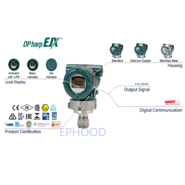 EJX630A Model High Performance Diff Pressure Transmitter Digital Pressure Transmitter