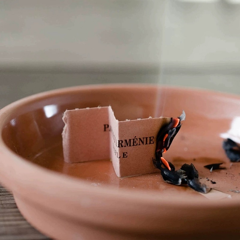 Burnable Fragrance Paper Booklets With Custom Scented Strips For Aromatherapy