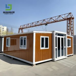 Buy cheap Expandable Container House 38m² Steel Structure Mobile Office Camp product