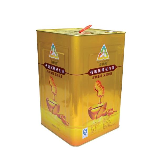 OCustomizable Size Wholesale Empty Food Grade Tinplate Rectangle Metal Cans for Edible Oil & Olive Oil in DADI 15L Family Use