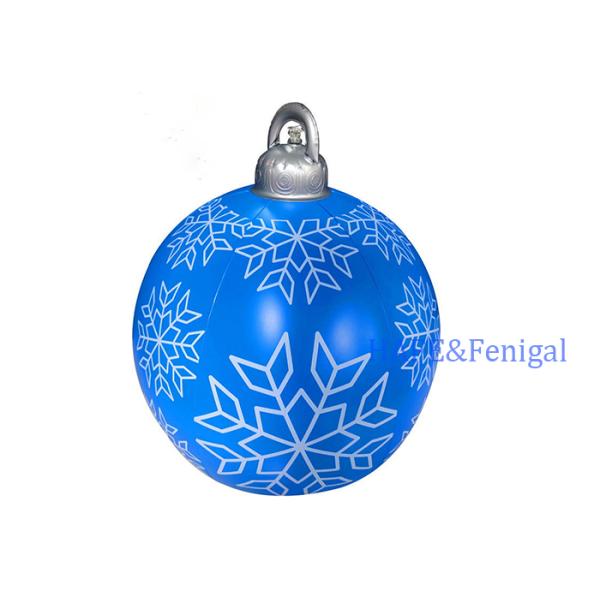 24 Inch PVC Inflatable Christmas Ball LED Light and Remote Control Indoor Outdoor Christmas Decoration