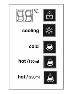 Nonflammable Thermal Insulation Wall Mounted Water Dispenser Safe Usage