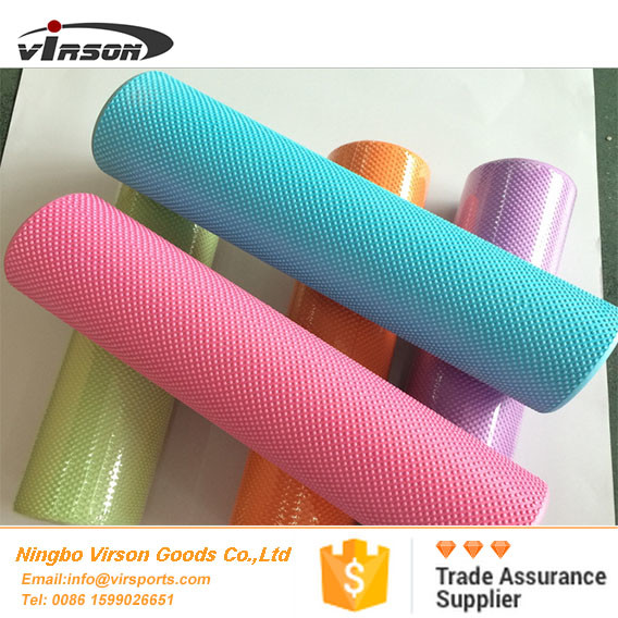 90cm high density eva foam roller with dot design rounded edges