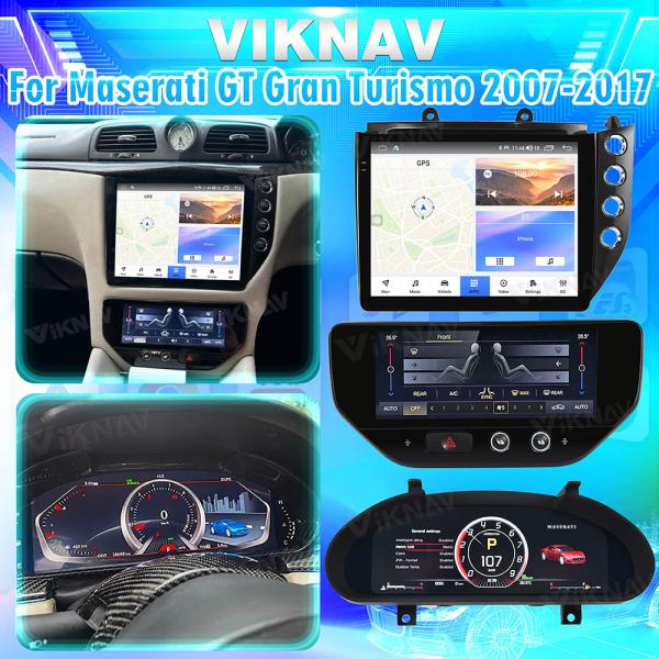 Viknav For Maserati GT GC GranTurismo 2007-2017 Right Hand Driving Car Multimedia Player /Car Radio+Digital Cluster+AC