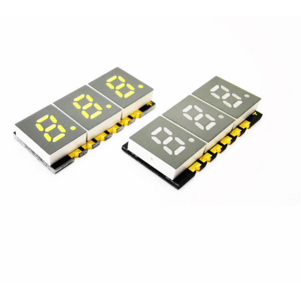 0.3 Inch 3 Digit SMD LED 7 Segment Display Digital Height 7.62mm Designed for Electronic Measurement and Control Systems