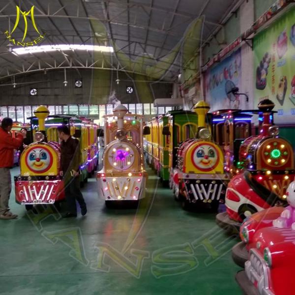 Hansel shopping mall electric amusement park trackless train rides for family