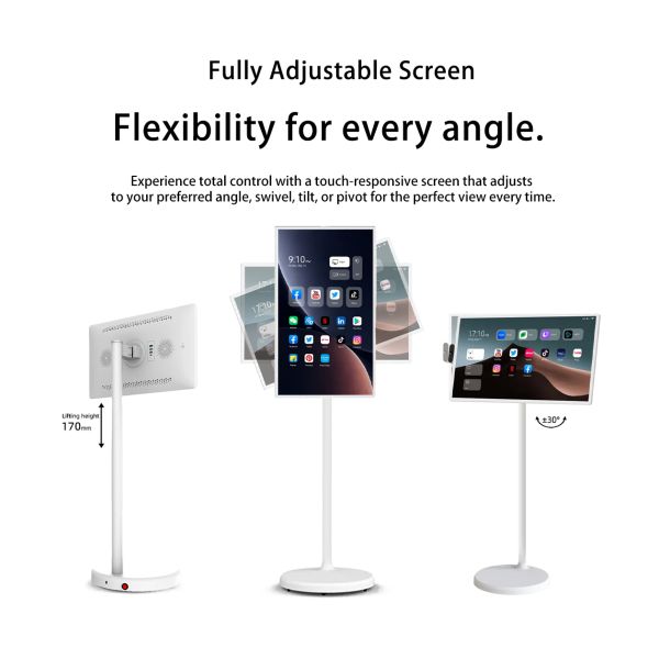 Smart LCD TV Portable and Movable Intelligent Interactive High Brightness Display for Learning Office and Entertainment