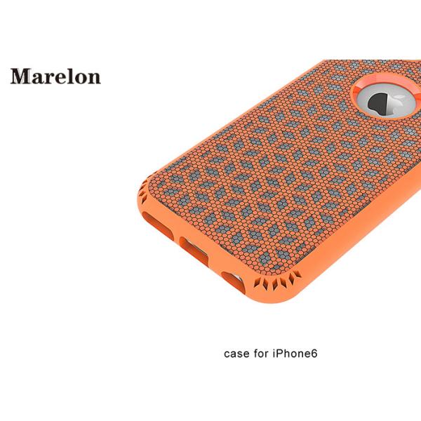 Creative Grid Protective TPU Phone Case All Round Protection For Iphone 6 6s
